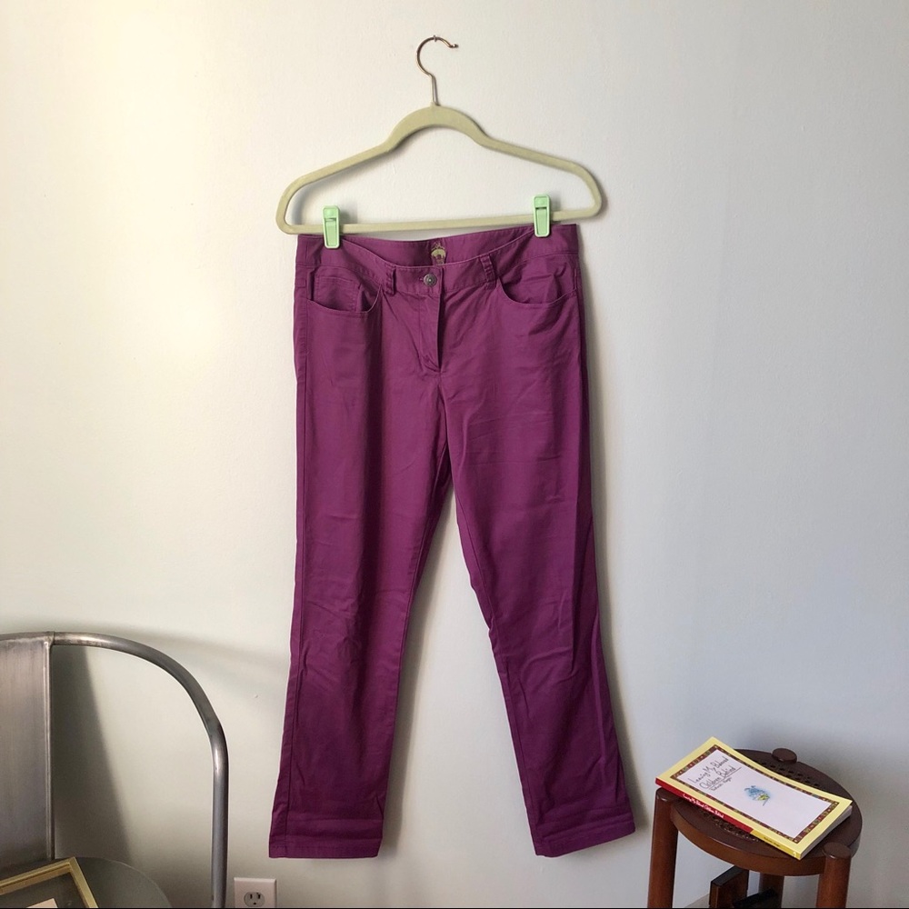 🟪 BROOKS BROS. Cropped Capri Ankle Chino 🟪